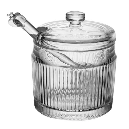 Meleira de Vidro com Tampa