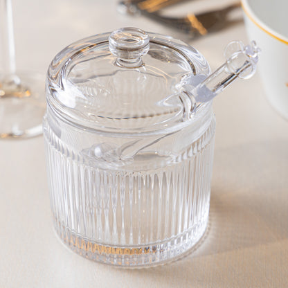 Meleira de Vidro com Tampa