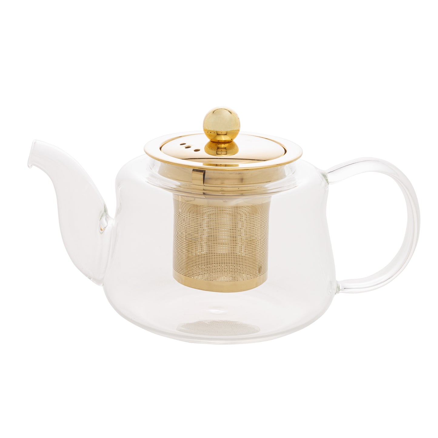 Chaleira com Infusor Dourado